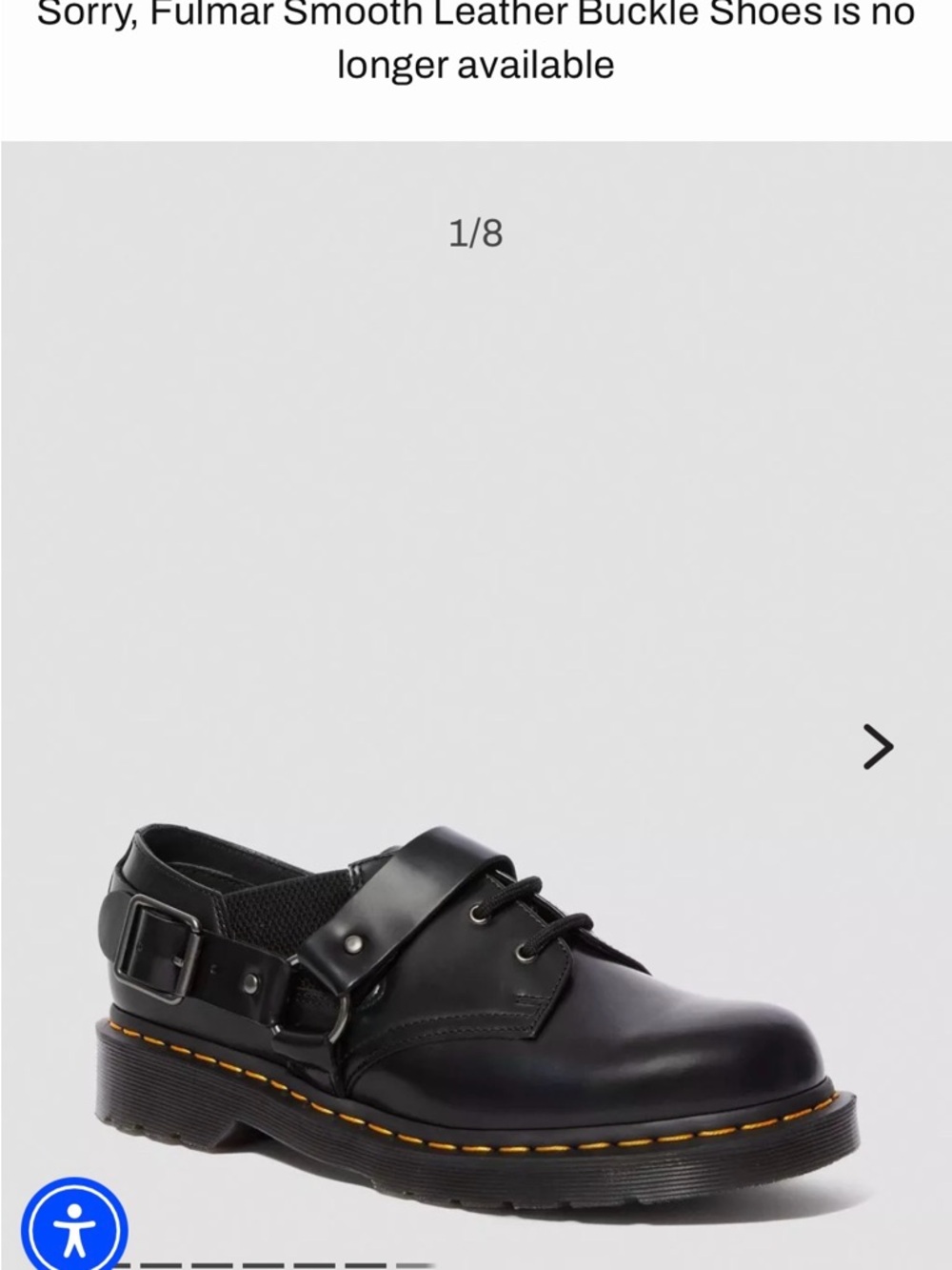 Doc marten Fulmar smooth leather boots euro 41